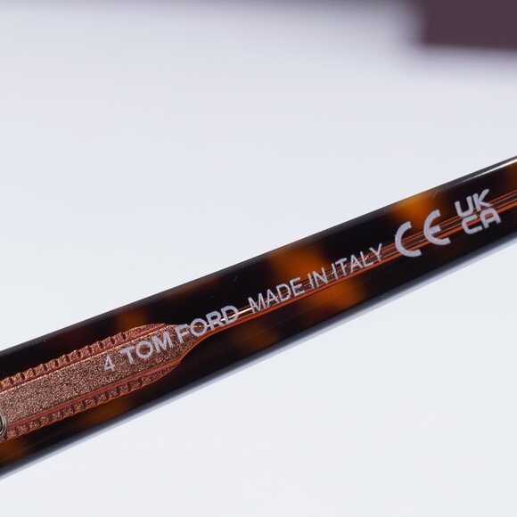 Tom Ford FT5954-B 056 Cat Eye Eyeglasses 54mm - Havana - Picture 9 of 10